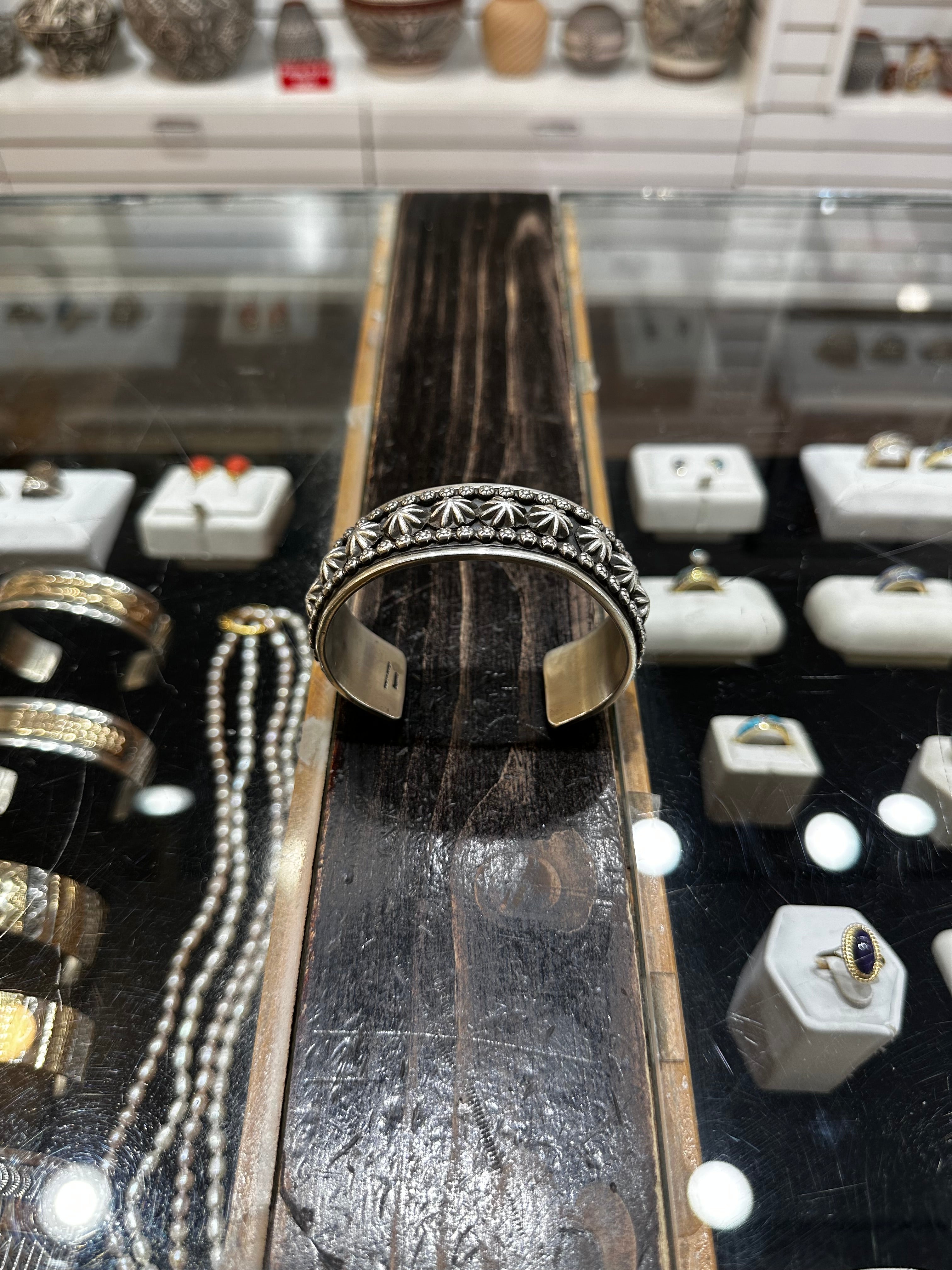 Handcrafted Sterling Silver Cuff Bracelet by Marc Antia