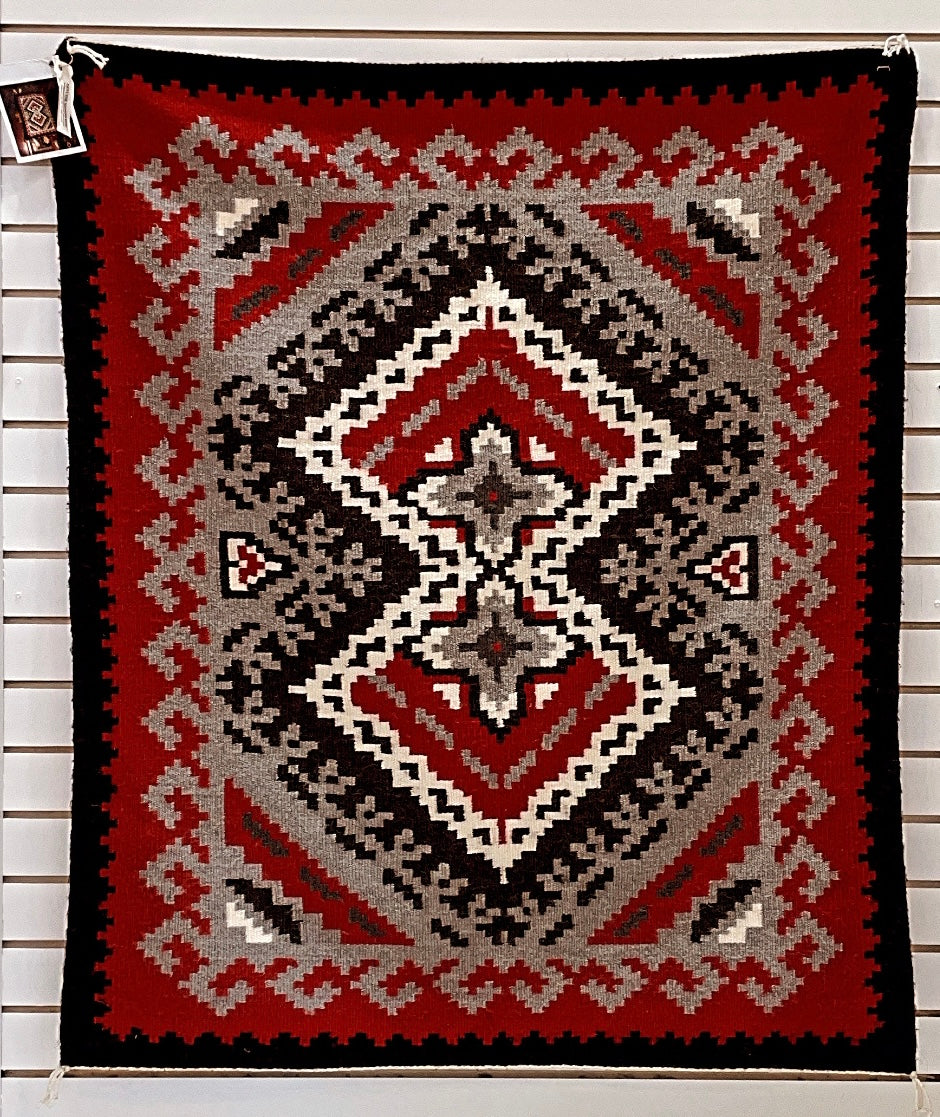 “Ganado” Genuine Navajo Rug by Helena Dean